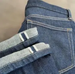 UNIQLO ユニクロ セルビッジ スリムフィットデニムパンツ カイハラ W31