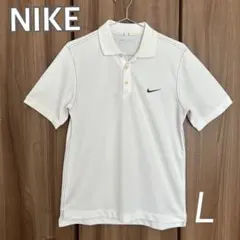 NIKE ゴルフ メンズ ポロシャツ 白 【L】