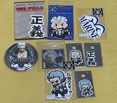 ONEPIECE ワンピース ショップ　スモーカー　ステッカー　缶バッジ　セット