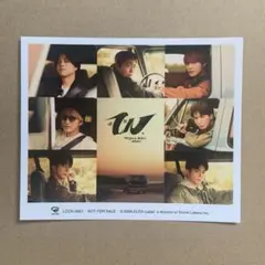 WEST. アルバム　唯一無二　先着特典ステッカー通常盤