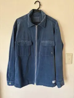 BAYFLOW コーデュロイ　青 カバーオール ジャケット