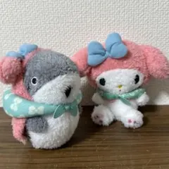 【2個セット】　おでかけ子ザメ×サンリオキャラクターズ　マイメロディ