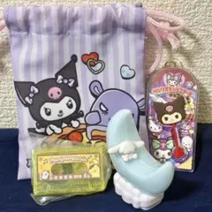サンリオ　お月さまライトマスコット　シナモロール　クロミ　ポムポムプリン　ガチャ