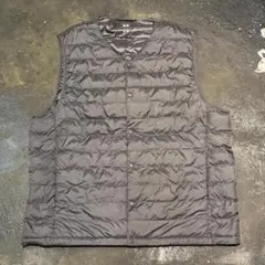 UNIQLO ユニクロ パフテックコンパクトベスト メンズ XL グレー/203