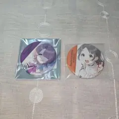 学園アイドルマスター　学マス　ホログラム缶バッジ　有村麻央・倉本千奈