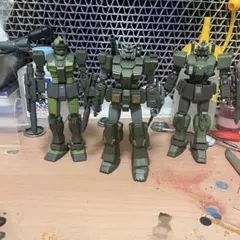 Hg ガンダム　ジム　(3体セット)塗装込みのサムネイル