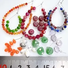 サービス品＊天然石のビーズセットk24