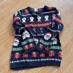 H &M クリスマス仕様のセーター2T コットン