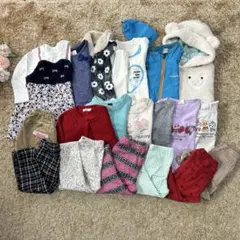 【ベビー服】90㎝　女の子　秋冬服　まとめ売り　20着