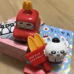 ちいかわ♡マクドナルドハッピーセットえんぴつキャップメジャー♡モモンガ&ハチワレ