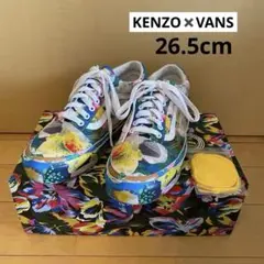 VANS ✖️ KENZO スニーカー　オールドスクール ケンゾーとVANSのコラボスニーカー、鮮やかな花柄ハイ