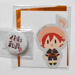 刀剣乱舞●ONLINE　宴奏会 2022　SDステッカー　愛染国俊　缶バッジ