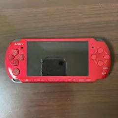 【ジャンク品】PSP-3000 ラディアント・レッド 本体のみ SONY