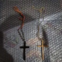 十字架ネックレス二点セット