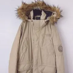 ノースフェイス　マクマードパーカー　メンズ　L ベージュ　ダウンコート ノースフェイス マクマードパーカー メンズ L ベージュ ダウン