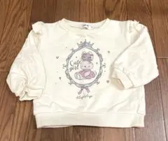 べべ　SLAPSLIP うさぎトレーナー