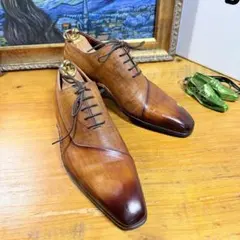 Magnanni（マグナーニ）41サイズ オパンケ製法 ブラウン(レッド