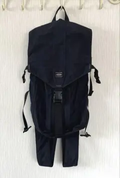 【極美品】ポーター　HYKE ハイク　リュック　バックパック　ブラック　巾着 ポーター」×「ハイク」の第2弾 はっ水性に優れた機能派2ウエイ