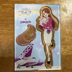 ひろがるスカイ！プリキュア　peachコラボ　聖あげは&エル　アクリルスタンド