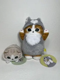 mofusand 着ぐるみにゃんSS（オオカミ)、ちびころぬいぐるみ