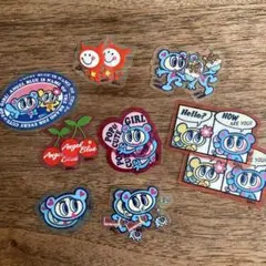 セリア　エンジェルブルー　フレークシール