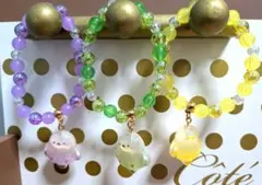 【新品】シマエナガ/ブレスレット/チャーム/各１種