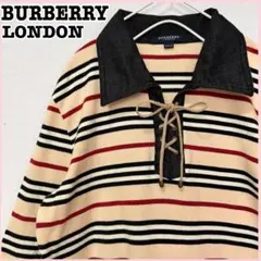 美品 バーバリー トップス 子供用 カットソー 長袖Tシャツ ノバチェック160