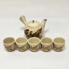 ミニ急須(直径6.5㎝)&ミニ湯呑み(直径3.5㎝)5客セット