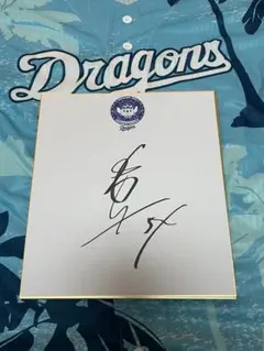 2026年最新】中日ドラゴンズ サイン色紙の人気アイテム - メルカリ
