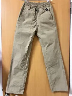 キッズ長ズボン アウトドア ナイロン パンツ 美品 BREEZEベージュ 150