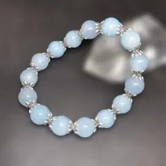 し*ん様 【高品質】天然石パワーストーン　アクアマリンブレスレット　10㎜ 女性