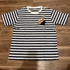 グラニフ チューチューアニマルズ Tシャツ M ボーダー 動物 刺繍 古着のサムネイル