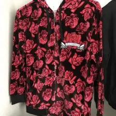 Black Horse ベロア　訳あり XXL ジップアップ　B系　HIPHOP