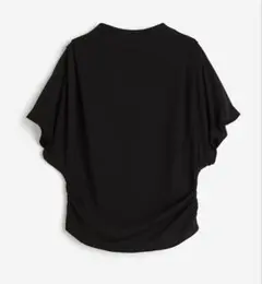 H&M 半袖　ブラウス　ブラック　サイズL