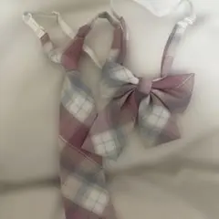 リボン ピンク リボンタイ スクールリボン コスプレ 学生服