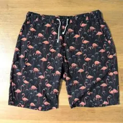Schott フラミンゴ柄 ショートパンツ　サイズ Ｌのサムネイル