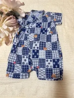 ミキハウス　プッチー　ロンパース　甚平