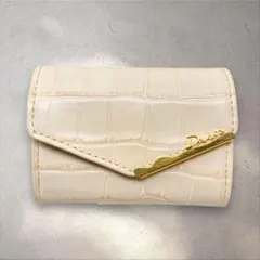 未使用 Dakota 三つ折り財布 オスピタリタ アイボリー ダコタ キャメル