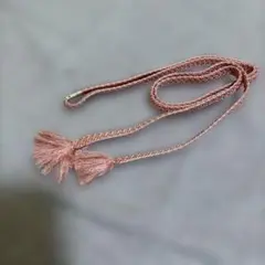 平組帯締め　ピンク