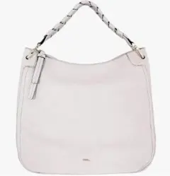 美品　FURLA フルラ ワンショルダーバッグ レザー 　アイボリー　白