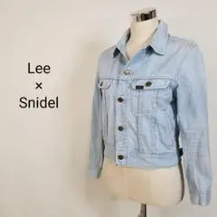 Snidel×Lee別注ダブルネームコラボデニムジャケットF薄青