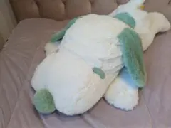 スヌーピー　寝そべり　スーパーBIGぬいぐるみ6　グリーン　PEANUTS