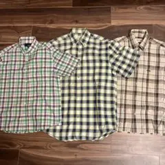 チェックシャツ3枚まとめ売り