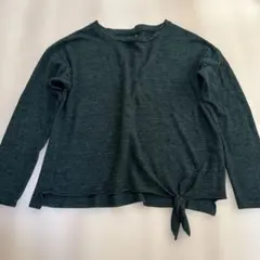 Zara Girls ダークグリーン 長袖ニット 11/12