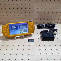 動作品/点検・整備済み psp3000 本体 ブライト・イエロー（付属品あり）