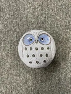 フクロウ 陶器 置物 ミニ インテリア 北欧風