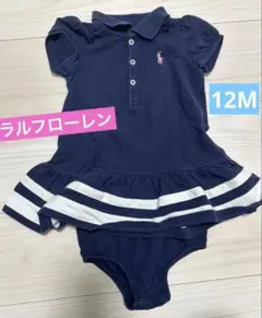 ラルフローレン　ワンピース　12M キッズ　ネイビー