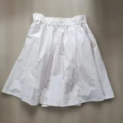 earth music&ecology フレアスカート M ホワイト