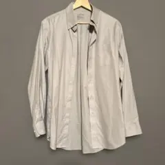 無印良品ワイシャツMライトグレー