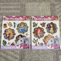 ステンドグラス風ステッカー　プリンセス